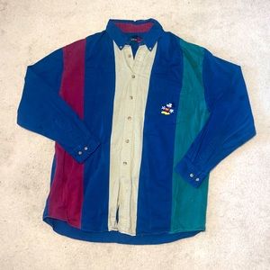 Disney Long Sleeve Button Up